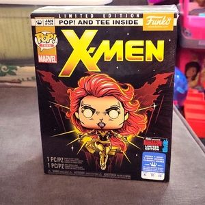 Funko Pop & Tee Set Xmen Limited Edition XL Comic Con Exclusive NIB